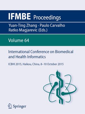 cover image of International Conference on Biomedical and Health Informatics